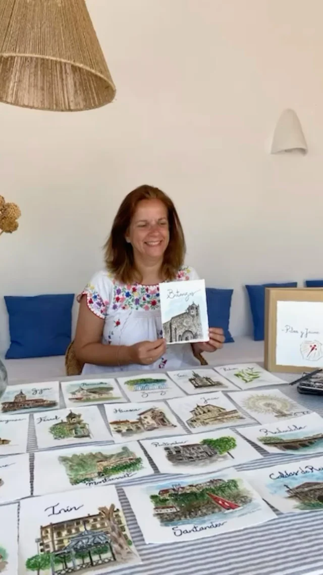 Thrilled to share with you a few watercolours I have painted for a Camino de Santiago themed wedding. Enjoy the reel!

It all starts with a conversation with the bride and groom to share ideas, style, colour palette…then research time begins (in this case about selected places from the Camino de Santiago different routes) to continue with numerous hours of painting 🎨
Just for seeing the faces of the lovely couple when they opened the box with the 30 watercolours inside is worth the effort to fill my ❤️, the heartwarming message from both of them, from their families and friends, even unknown guests….I feel privileged to name my passion my job too 💫

There are a few other watercolour commissions on the pipeline, some including letterpress too! So watch this space.

If you are interested in having bespoke stationery for an event, please contact me by email: type@nibuletterpress.com

Follow @nibuletterpress to see more artisanal stationery 

#wedding #weddingsuite #weddinginvitations #weddinginspiration #weddingstationery #boda #acuarela #invitacionesboda  #pintadoamano #unoauno